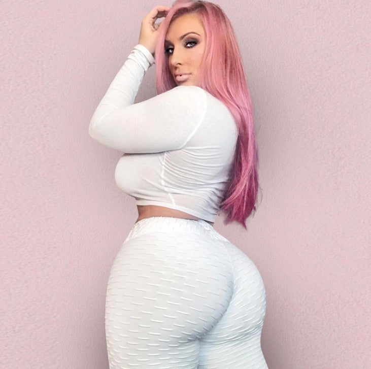 Bil-liftende anti-cellulite scrunch legging