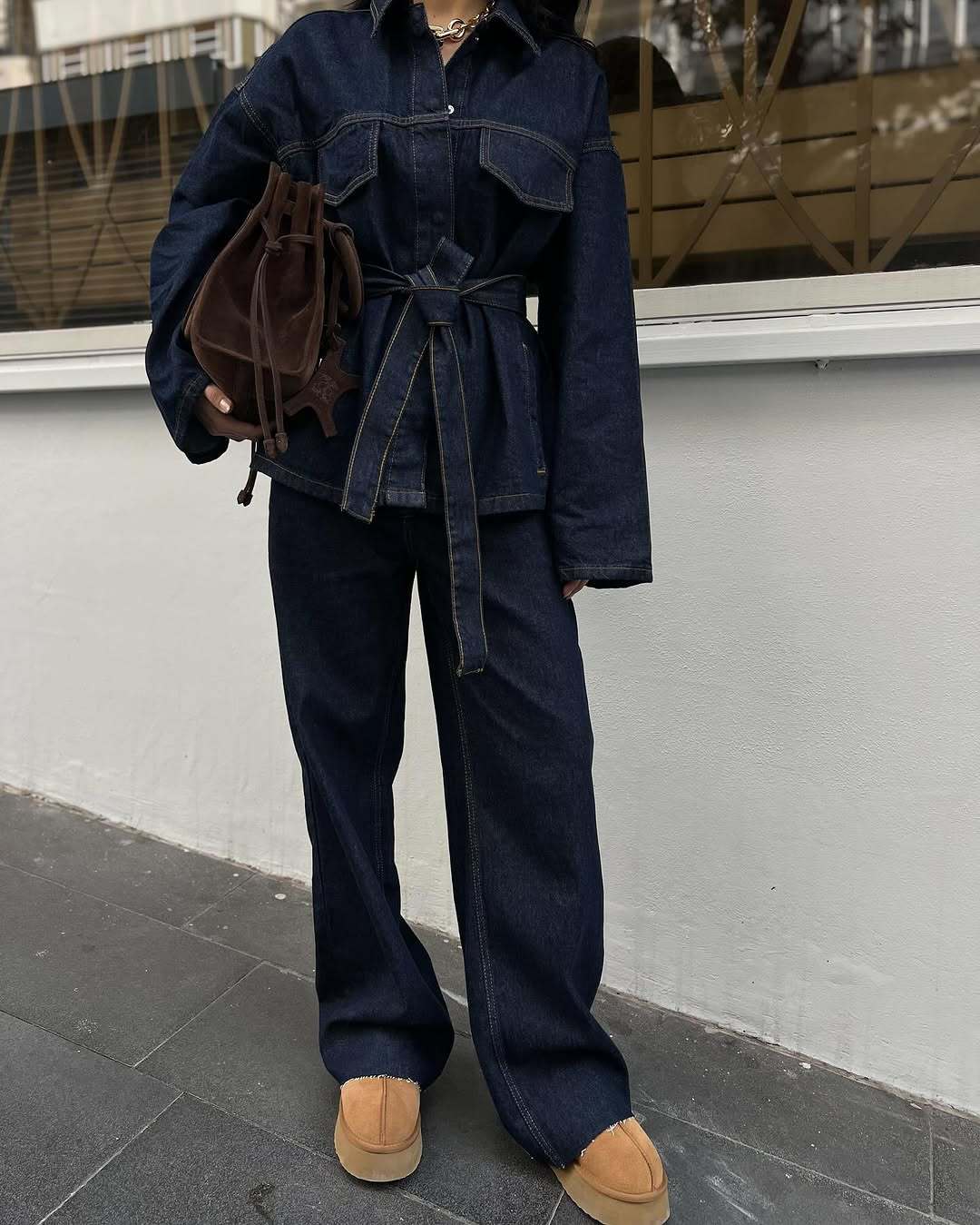 Dames Denim set