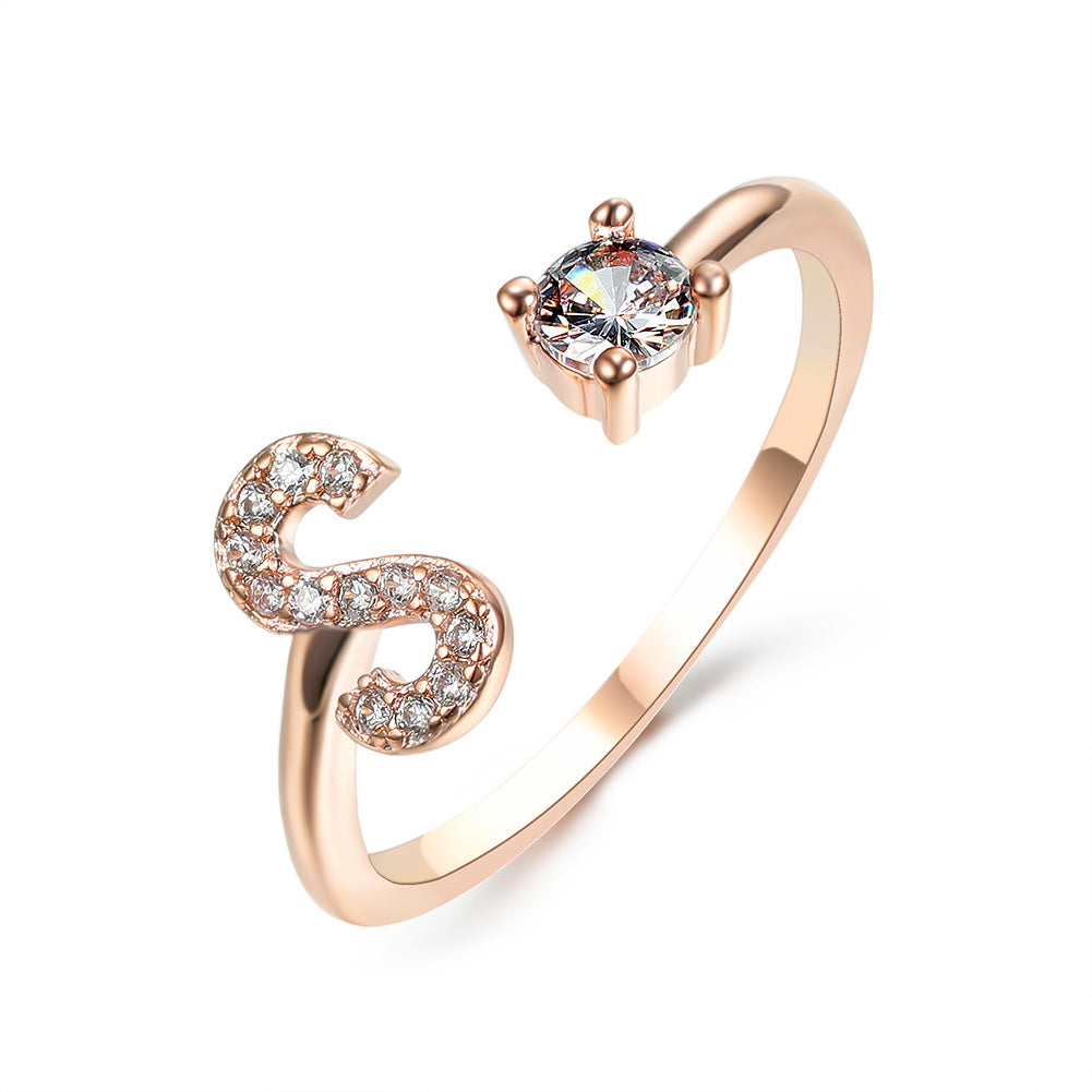 Initial Ring – Kies jouw Letter | voor Dames