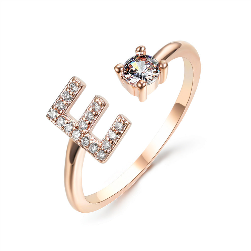 Initial Ring – Kies jouw Letter | voor Dames