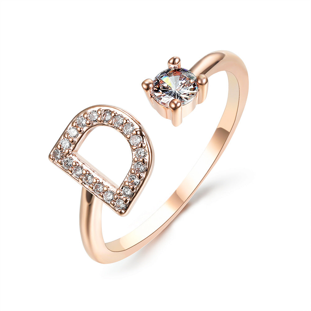 Initial Ring – Kies jouw Letter | voor Dames