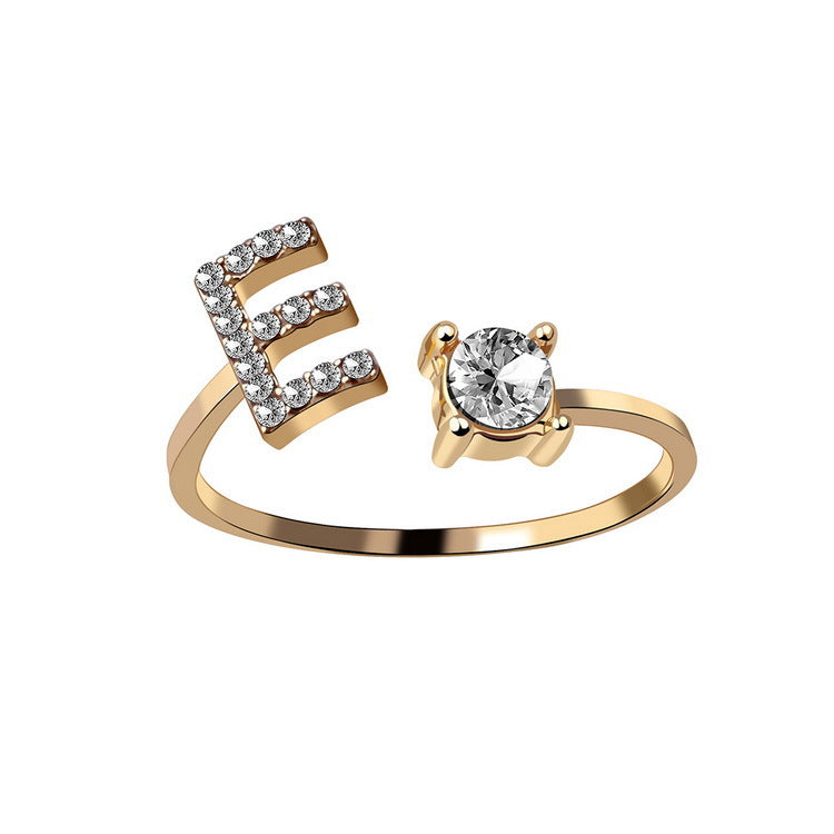 Initial Ring – Kies jouw Letter | voor Dames