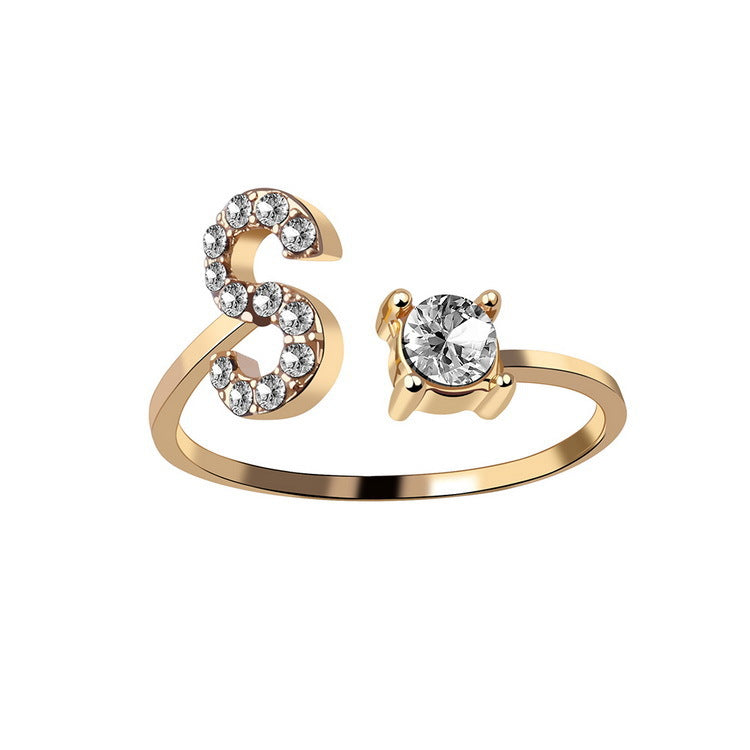 Initial Ring – Kies jouw Letter | voor Dames