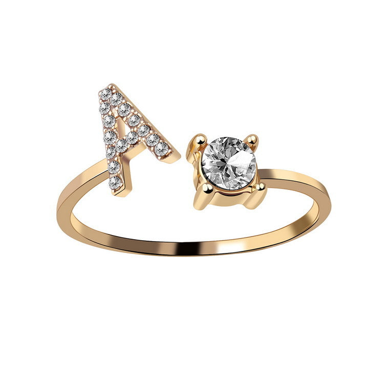 Initial Ring – Kies jouw Letter | voor Dames