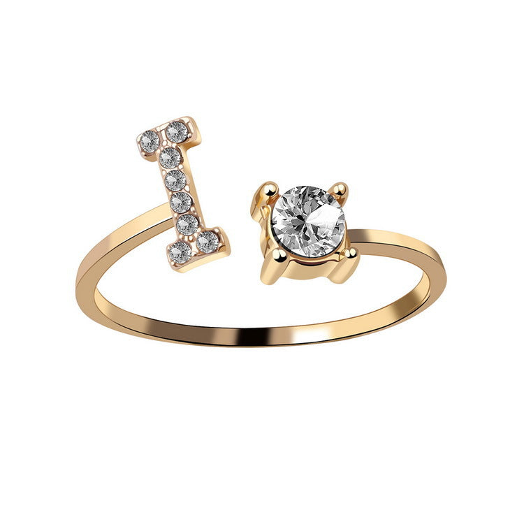 Initial Ring – Kies jouw Letter | voor Dames