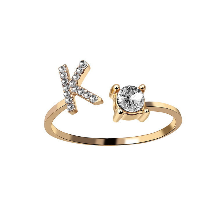 Initial Ring – Kies jouw Letter | voor Dames