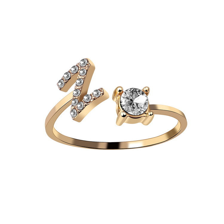 Initial Ring – Kies jouw Letter | voor Dames
