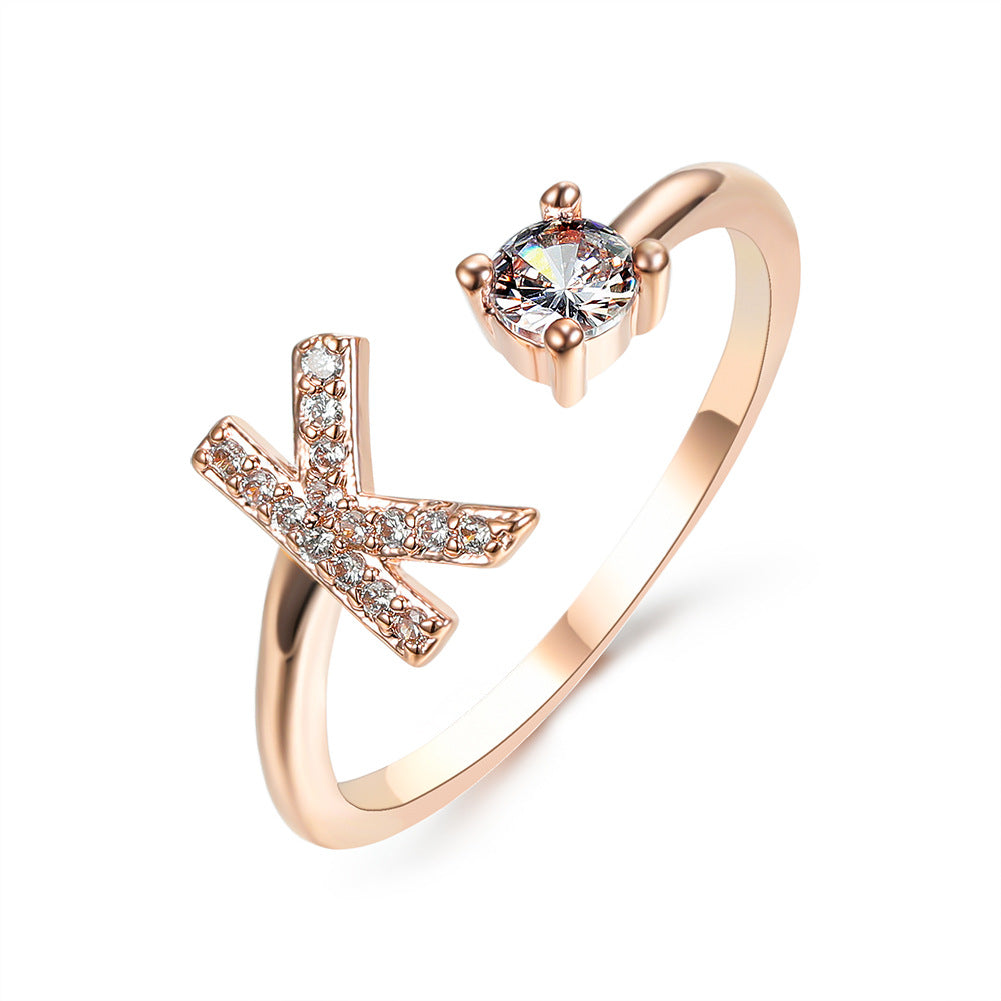 Initial Ring – Kies jouw Letter | voor Dames