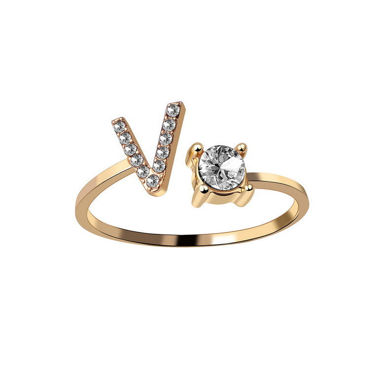 Initial Ring – Kies jouw Letter | voor Dames