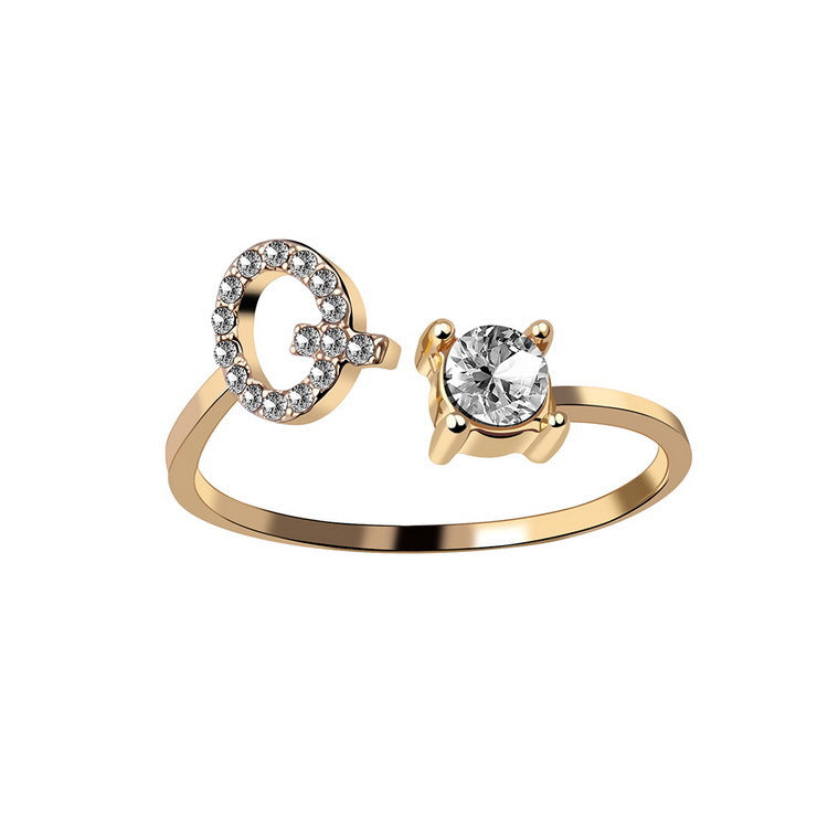 Initial Ring – Kies jouw Letter | voor Dames