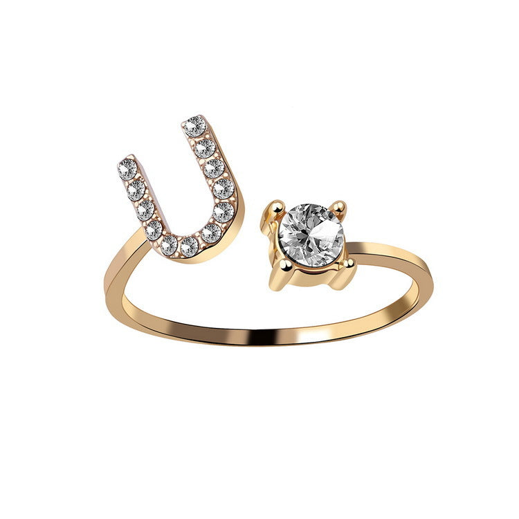 Initial Ring – Kies jouw Letter | voor Dames