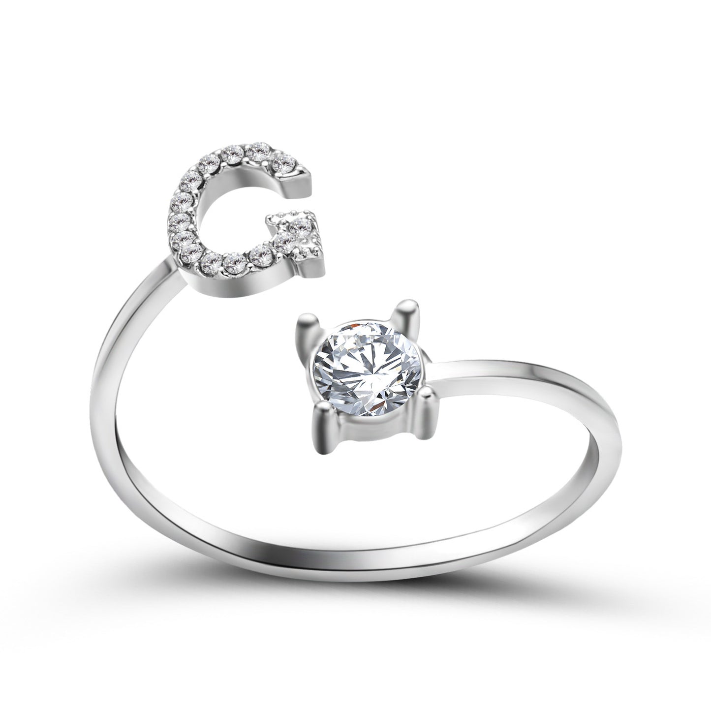 Initial Ring – Kies jouw Letter | voor Dames