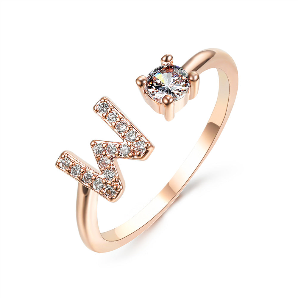 Initial Ring – Kies jouw Letter | voor Dames