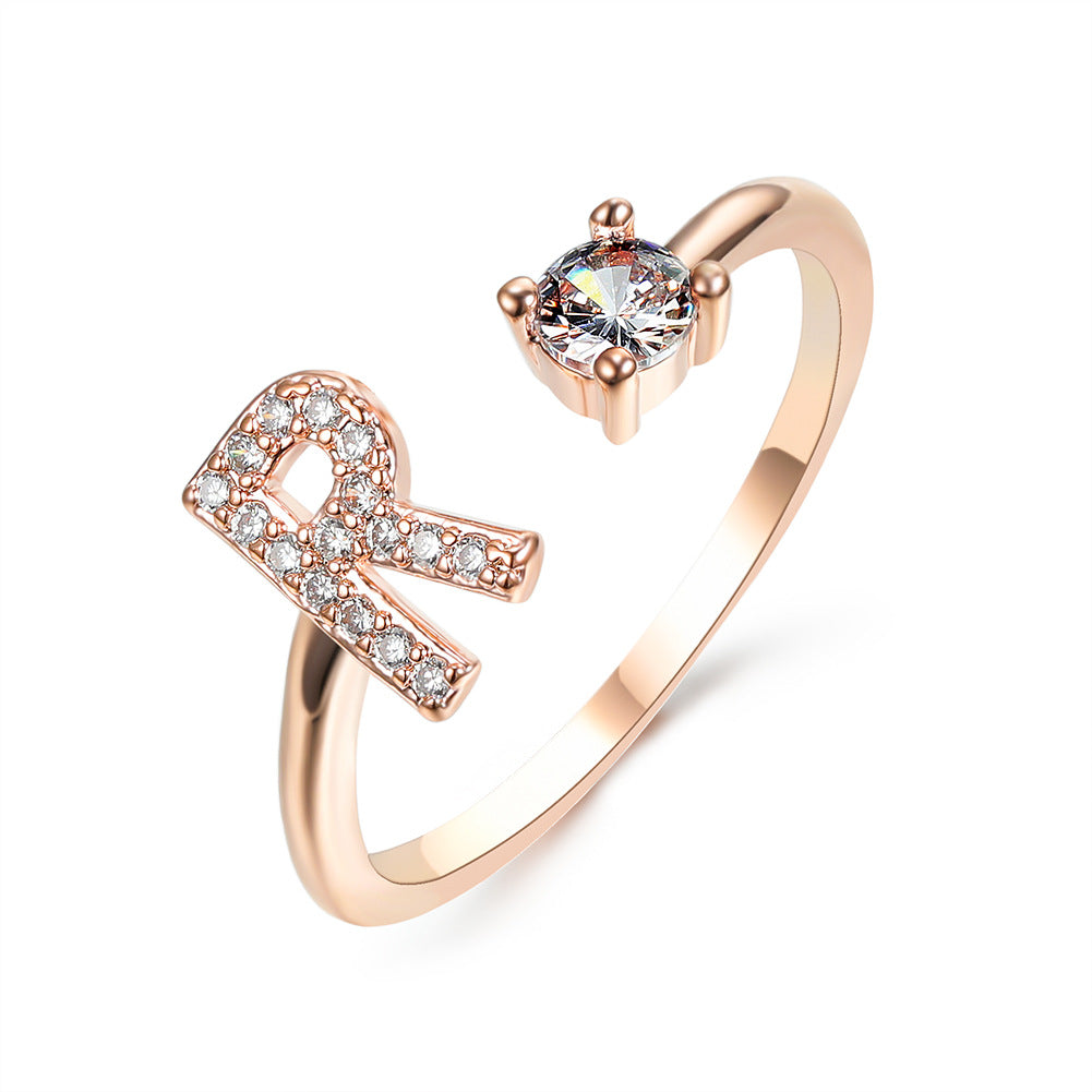 Initial Ring – Kies jouw Letter | voor Dames