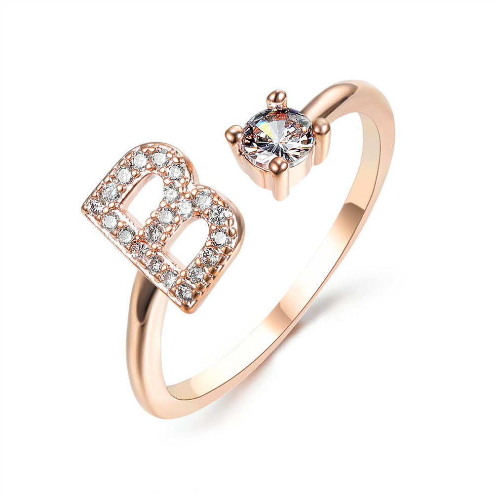 Initial Ring – Kies jouw Letter | voor Dames