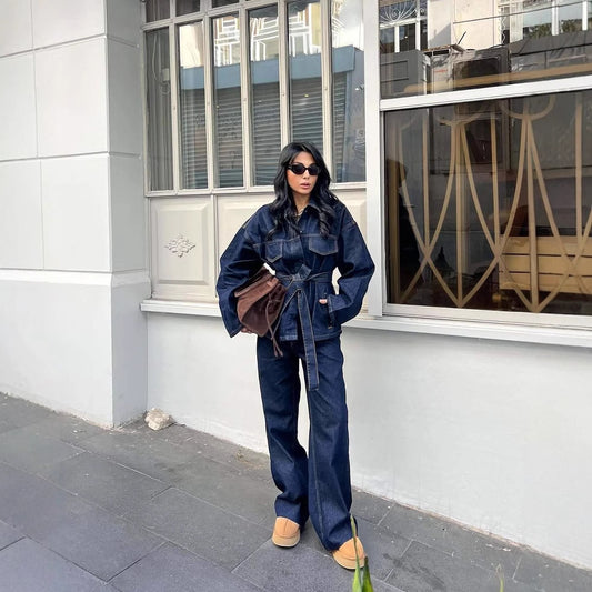 Dames Denim set