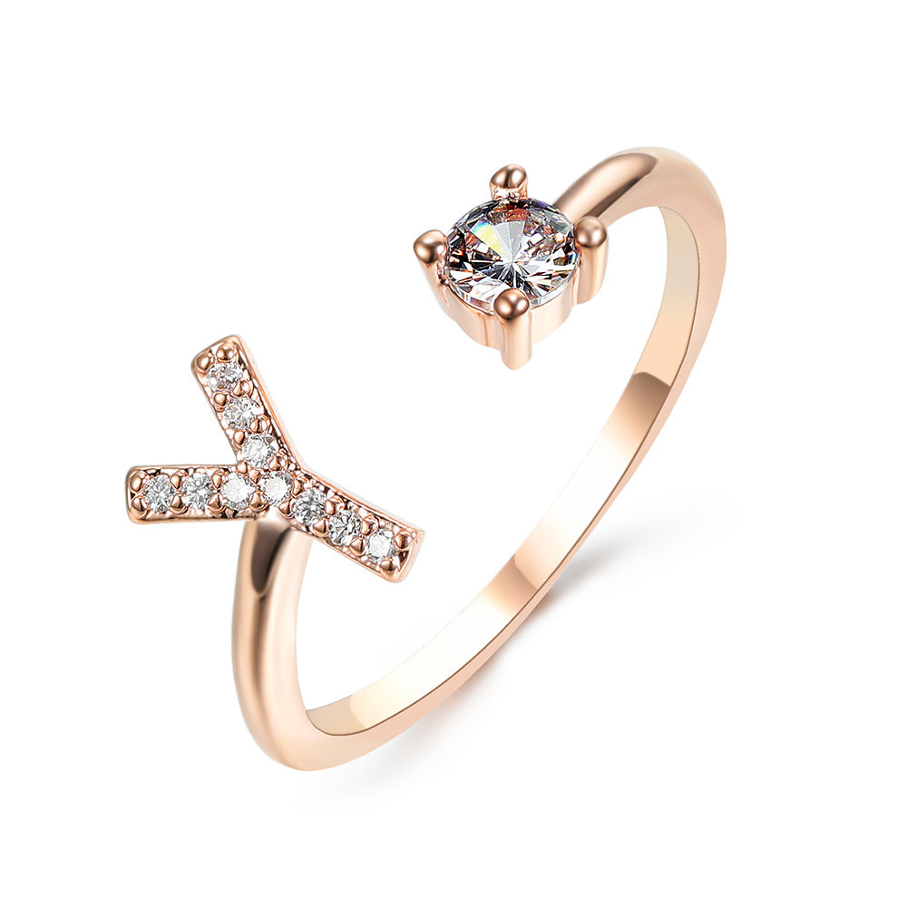 Initial Ring – Kies jouw Letter | voor Dames