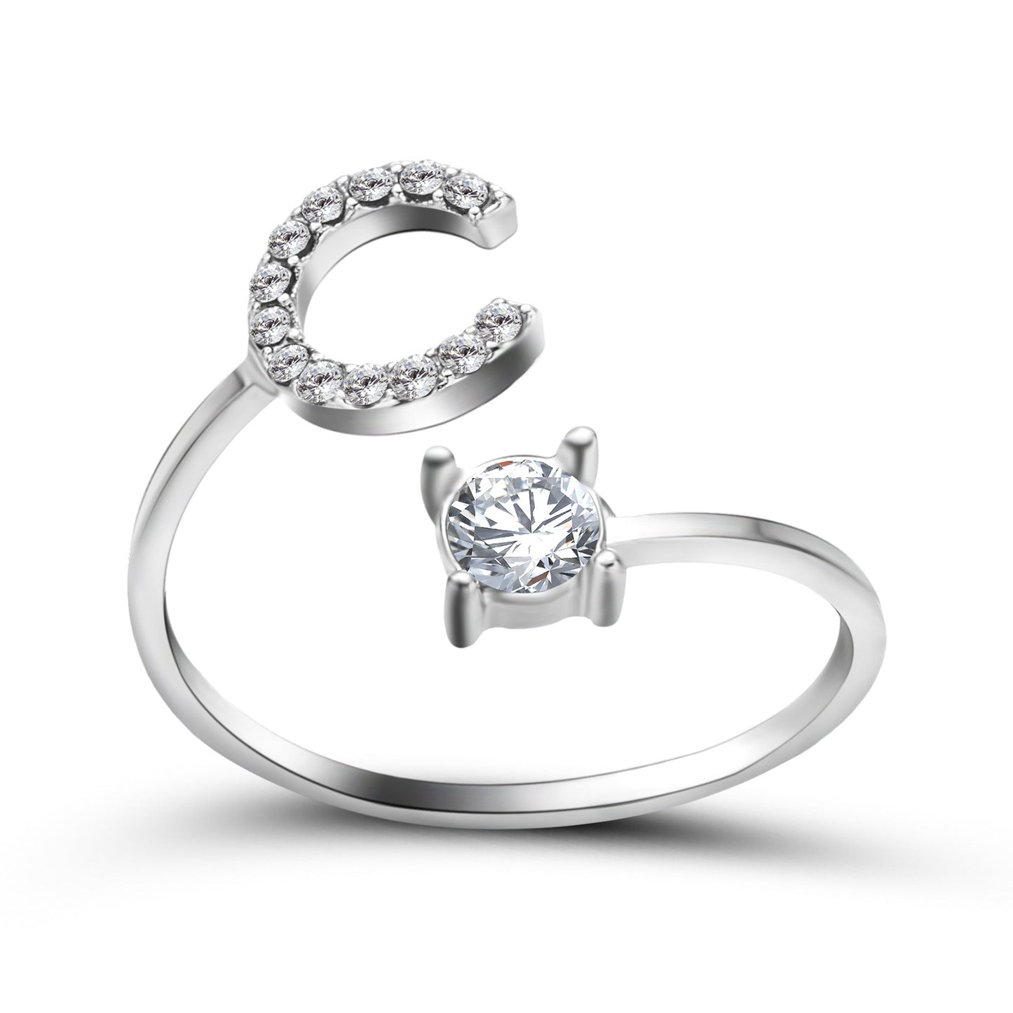 Initial Ring – Kies jouw Letter | voor Dames