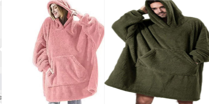 Oversized hoodie met grote zak