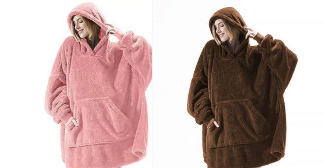 Oversized hoodie met grote zak