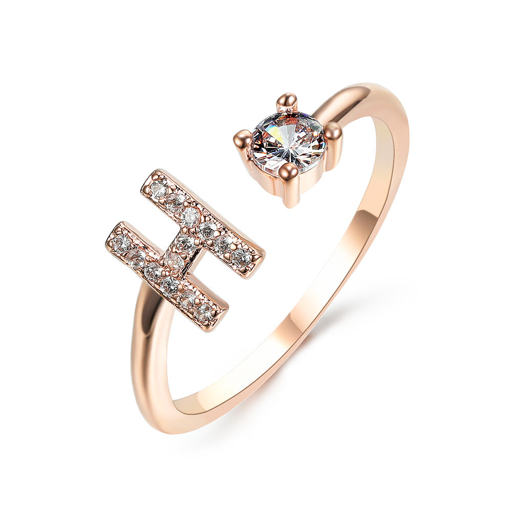 Initial Ring – Kies jouw Letter | voor Dames
