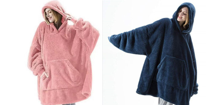 Oversized hoodie met grote zak