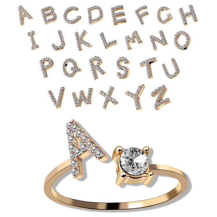 Initial Ring – Kies jouw Letter | voor Dames