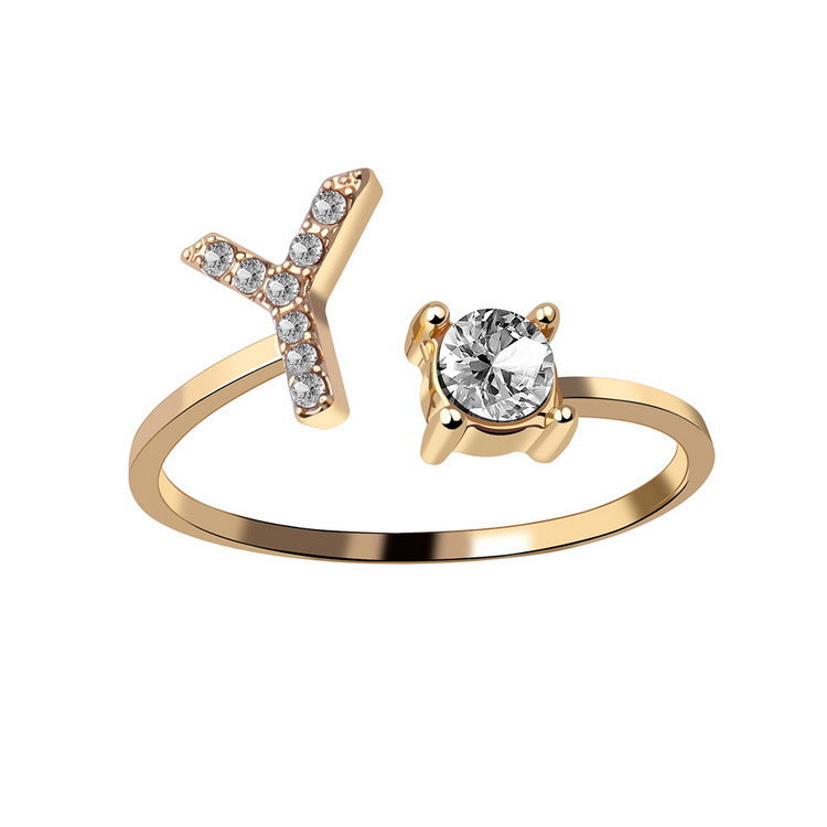Initial Ring – Kies jouw Letter | voor Dames
