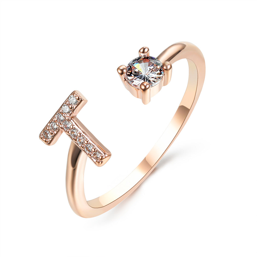 Initial Ring – Kies jouw Letter | voor Dames