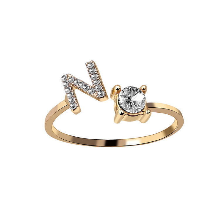 Initial Ring – Kies jouw Letter | voor Dames