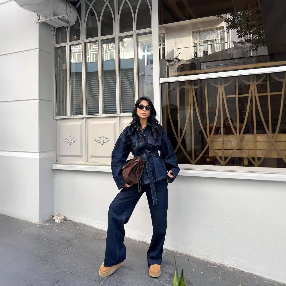 Dames Denim set