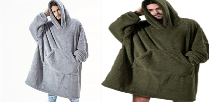 Oversized hoodie met grote zak