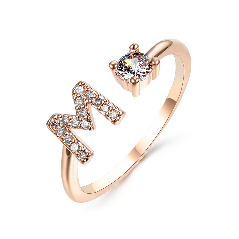 Initial Ring – Kies jouw Letter | voor Dames