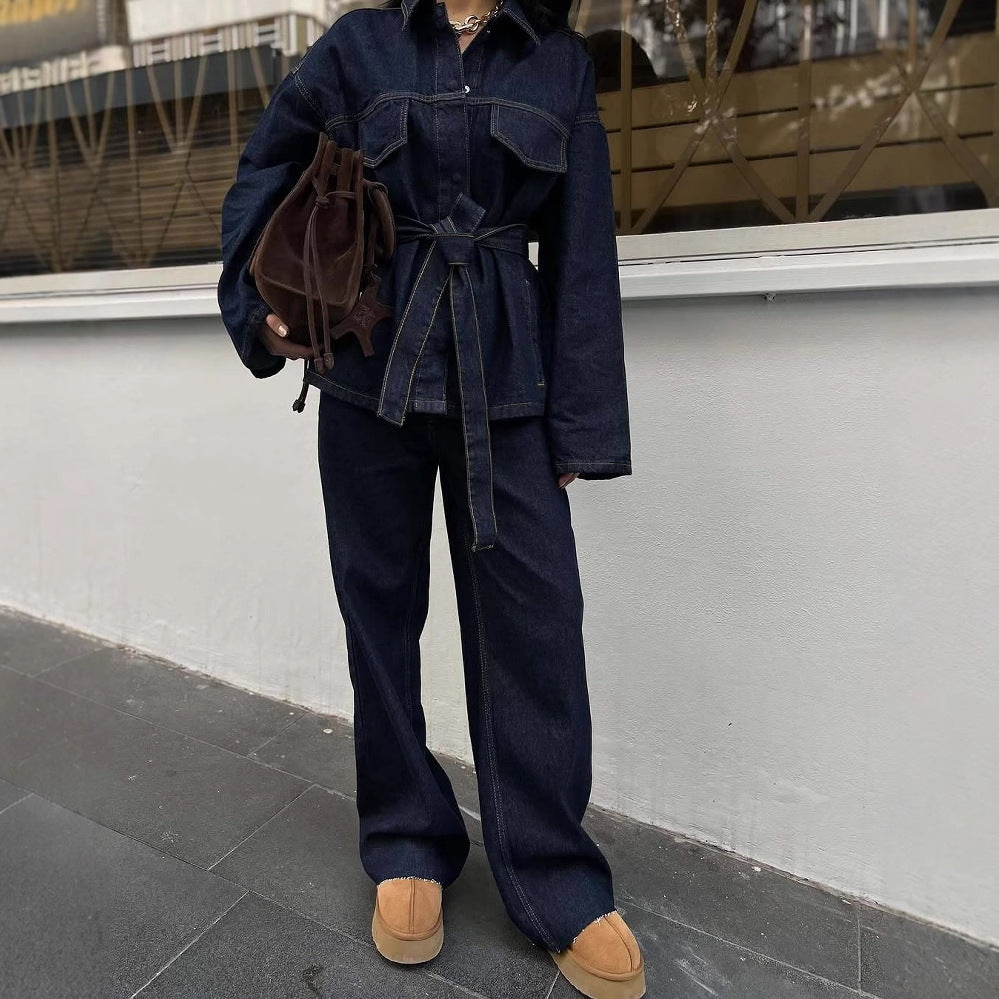 Dames Denim set