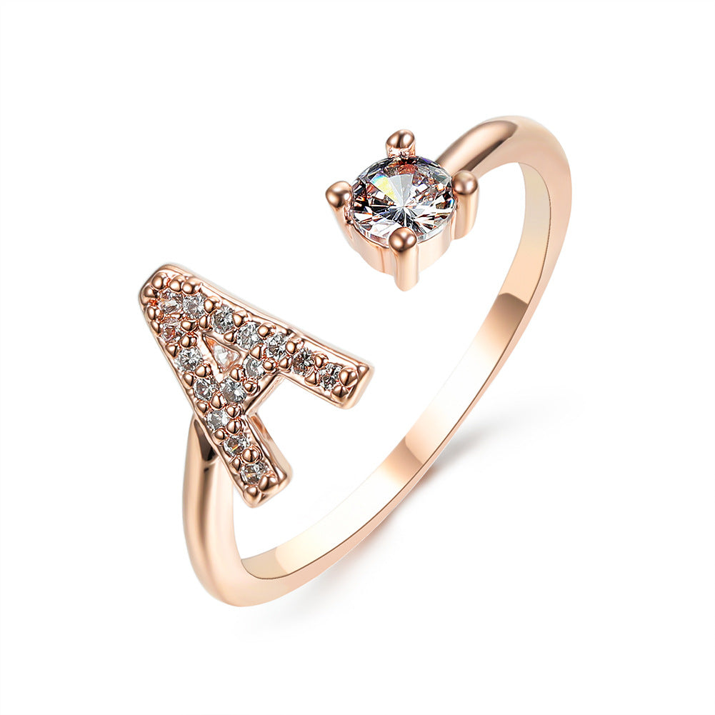 Initial Ring – Kies jouw Letter | voor Dames