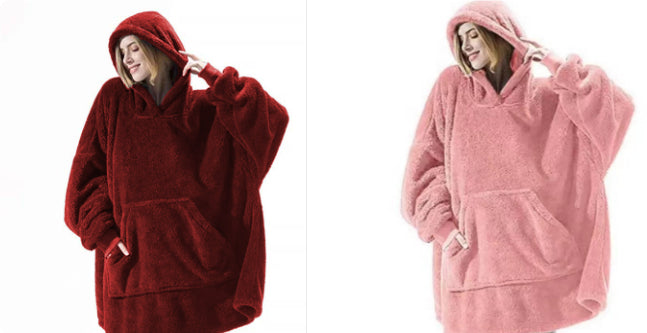 Oversized hoodie met grote zak