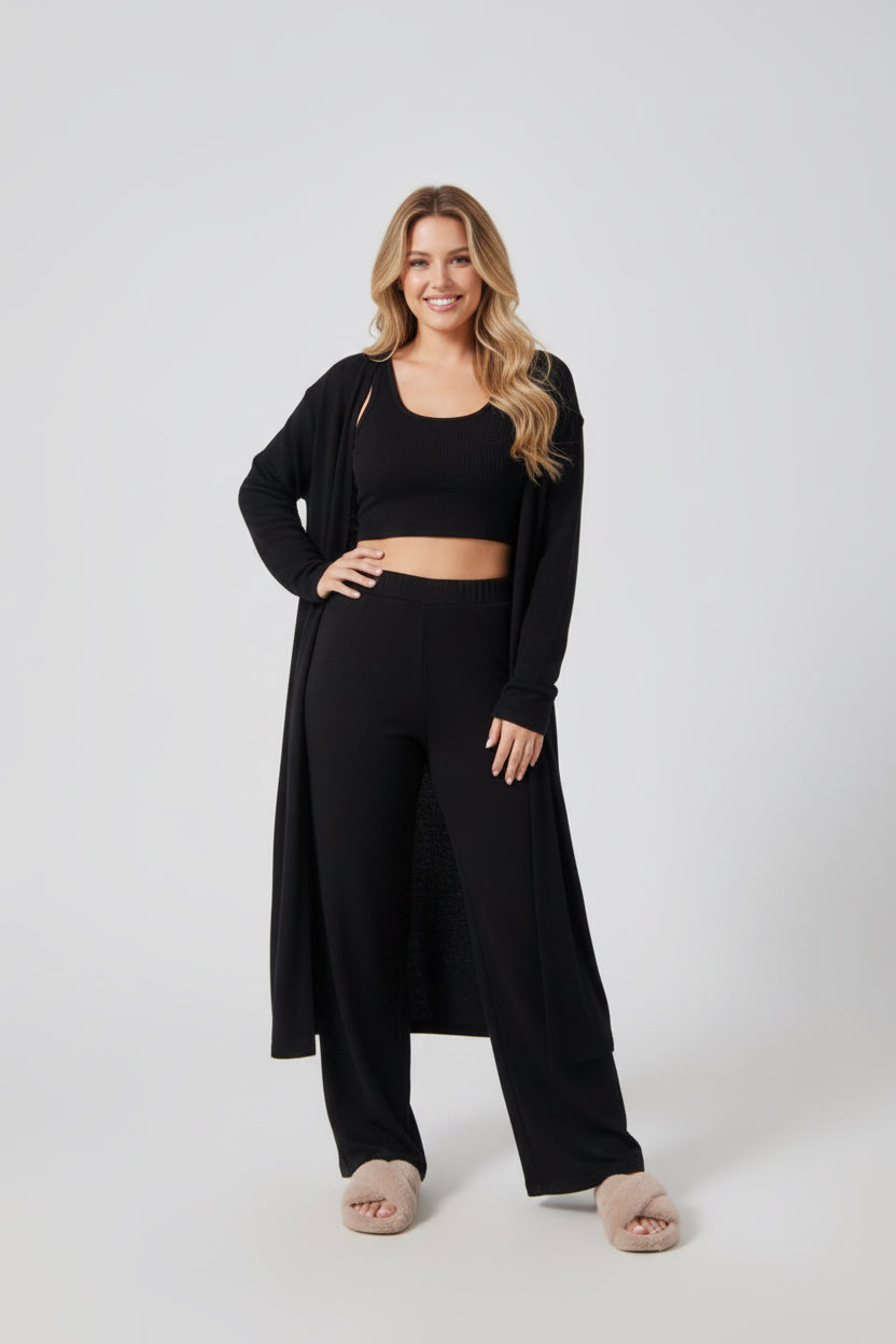 Dames 3-delige warme lounge set