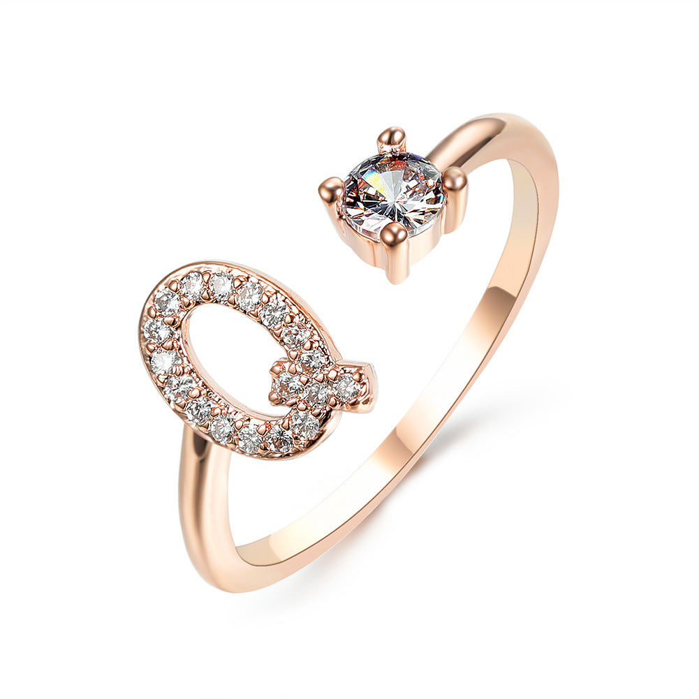 Initial Ring – Kies jouw Letter | voor Dames