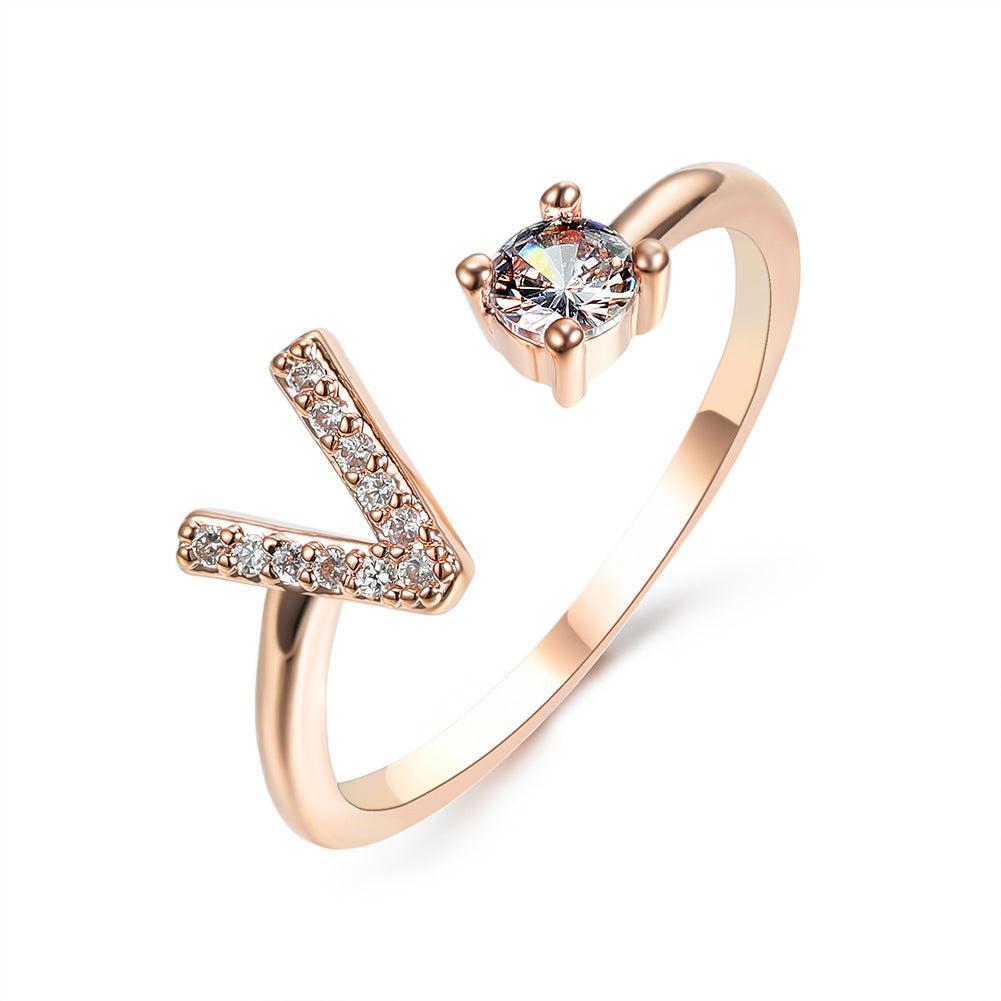 Initial Ring – Kies jouw Letter | voor Dames