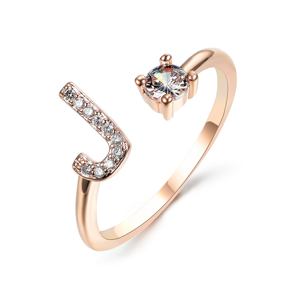Initial Ring – Kies jouw Letter | voor Dames