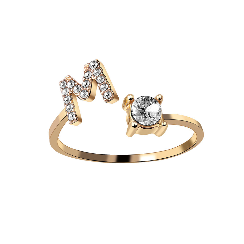 Initial Ring – Kies jouw Letter | voor Dames