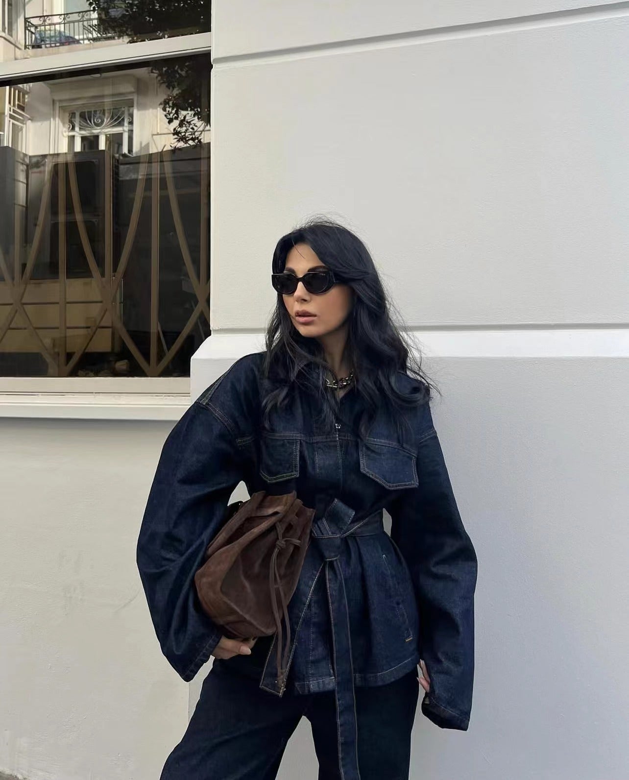 Dames Denim set