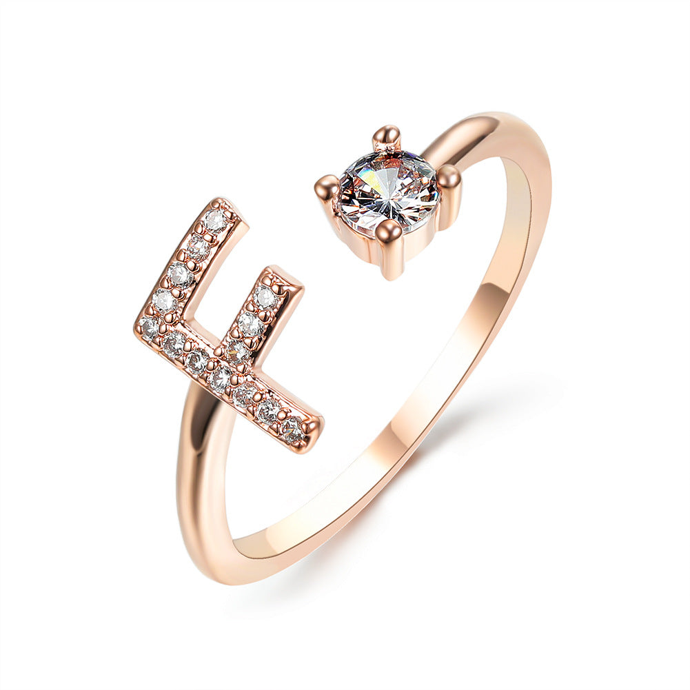 Initial Ring – Kies jouw Letter | voor Dames