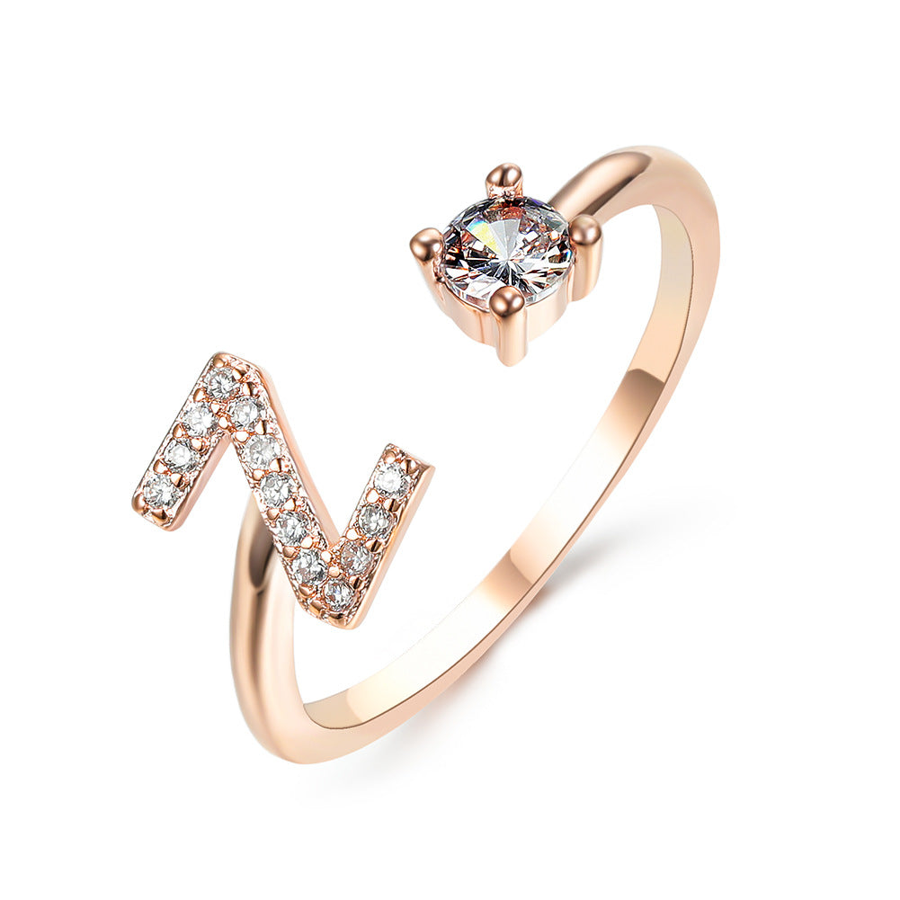 Initial Ring – Kies jouw Letter | voor Dames