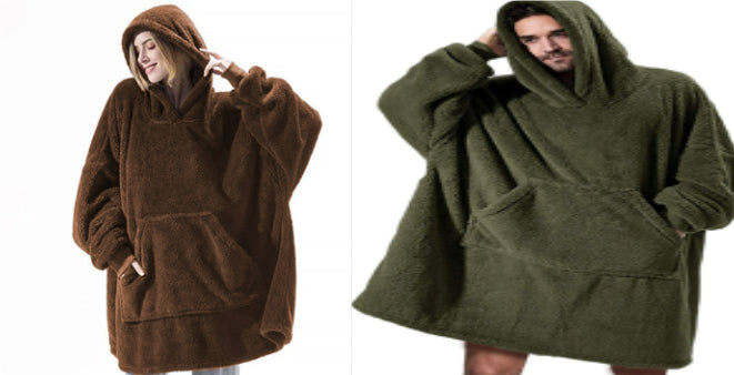 Oversized hoodie met grote zak